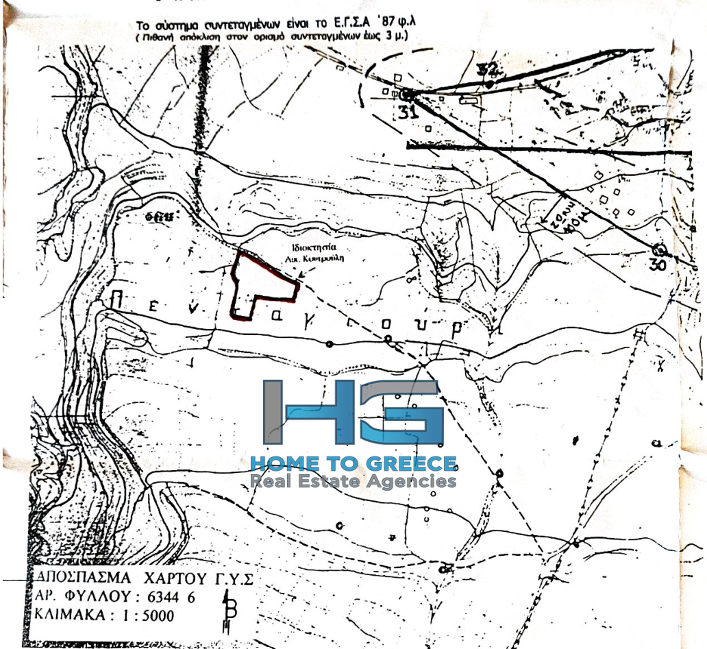 ΜΕΛΙΣΣΙ – ΞΥΛΟΚΑΣΤΡΟ Πωλείται Οικόπεδο 5.500 τ.μ. με θέα Κορινθιακό